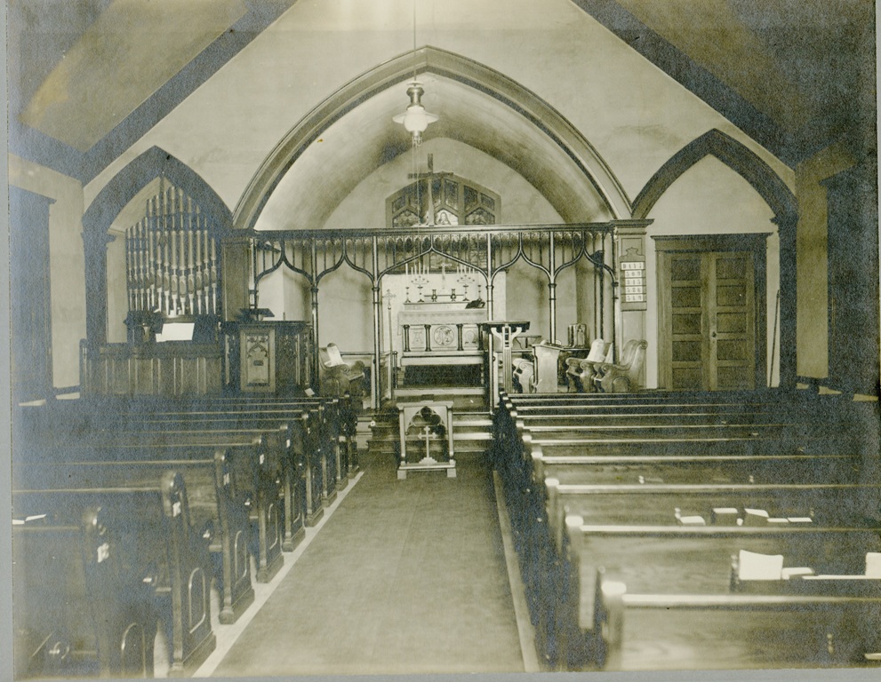 St Paul S Episcopal Church Mishawaka Ca 1920s Interior