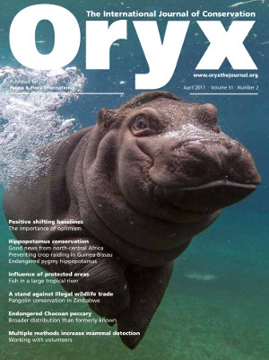Oryx—The International Journal of Conservation (http://www.oryxthejournal.org)