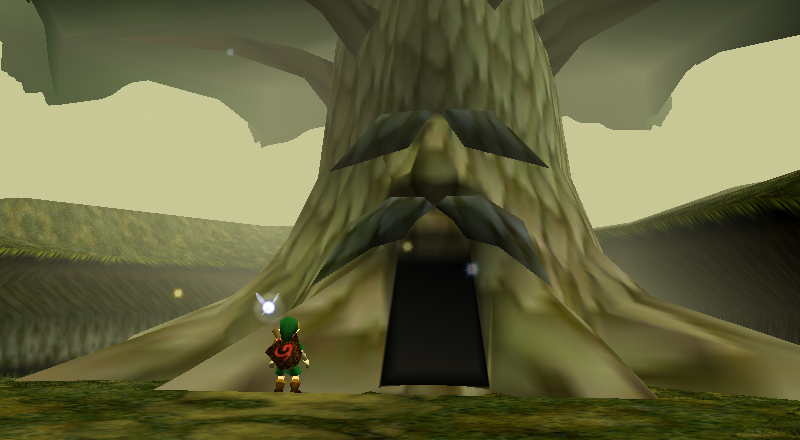 Ocarina of Time walkthrough - Inside the Deku Tree - Zelda's Palace