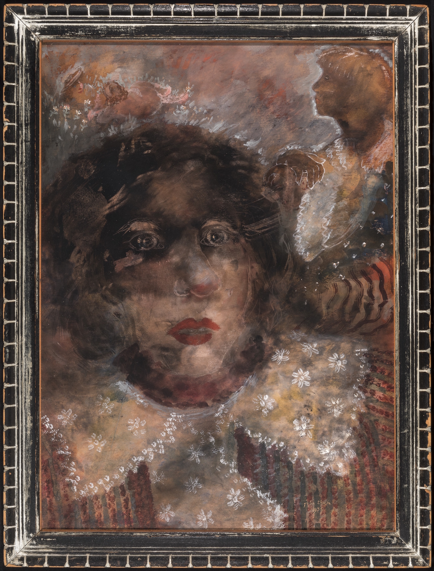 Fig. 10. Julia Thecla. This, 1936. Opaque watercolor and charcoal on cardboard; 19 1⁄4 x 14 in image photo