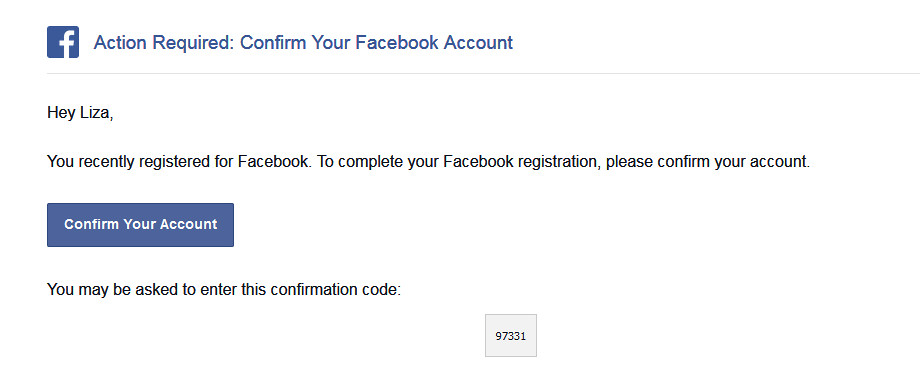facebook sign up create account from PC