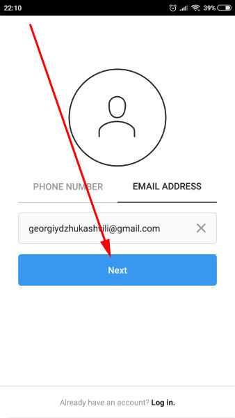 Instagram sign up create account from mobile