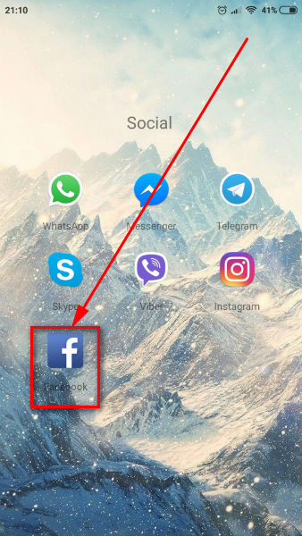 facebook login sign in from mobile