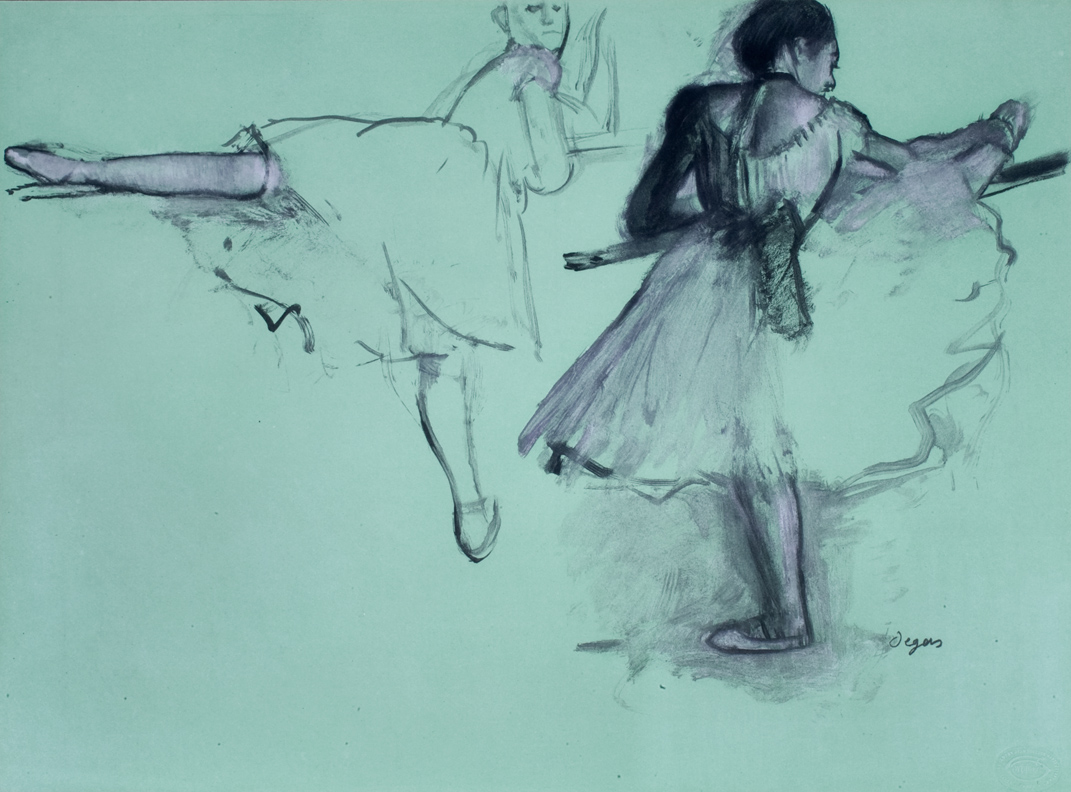 Degas - Danseuses aux bras levés, Circa 1885 - Free Stock Illustrations,  personal arte brás fotos
