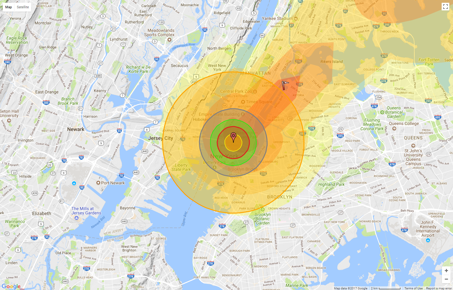 Map of Incidents