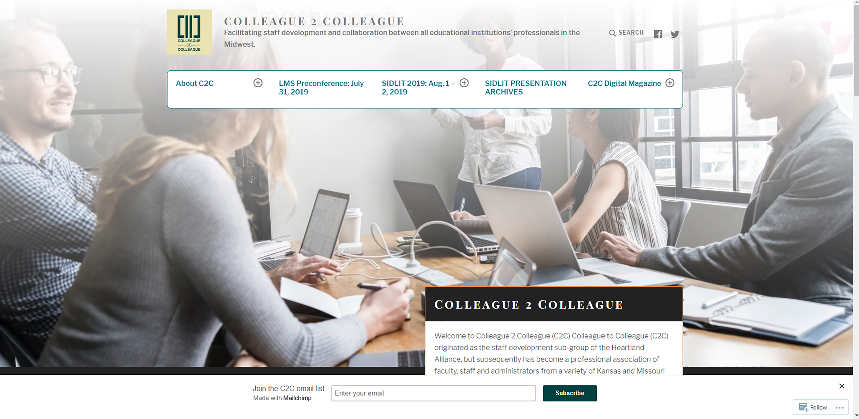 COLLEAGUE 2 COLLEAGUE – Facilitating staff development and