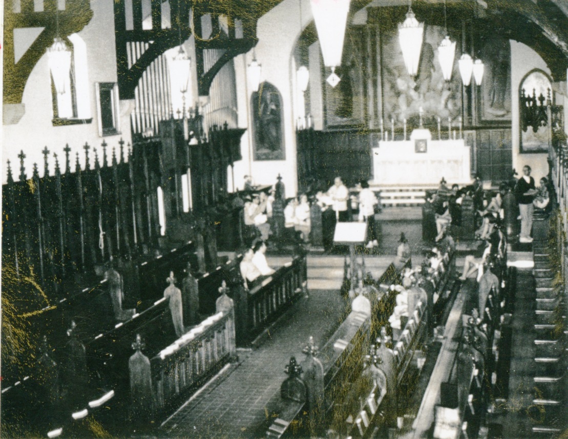 St James Chapel Howe Military Academy Worship Service 1960s