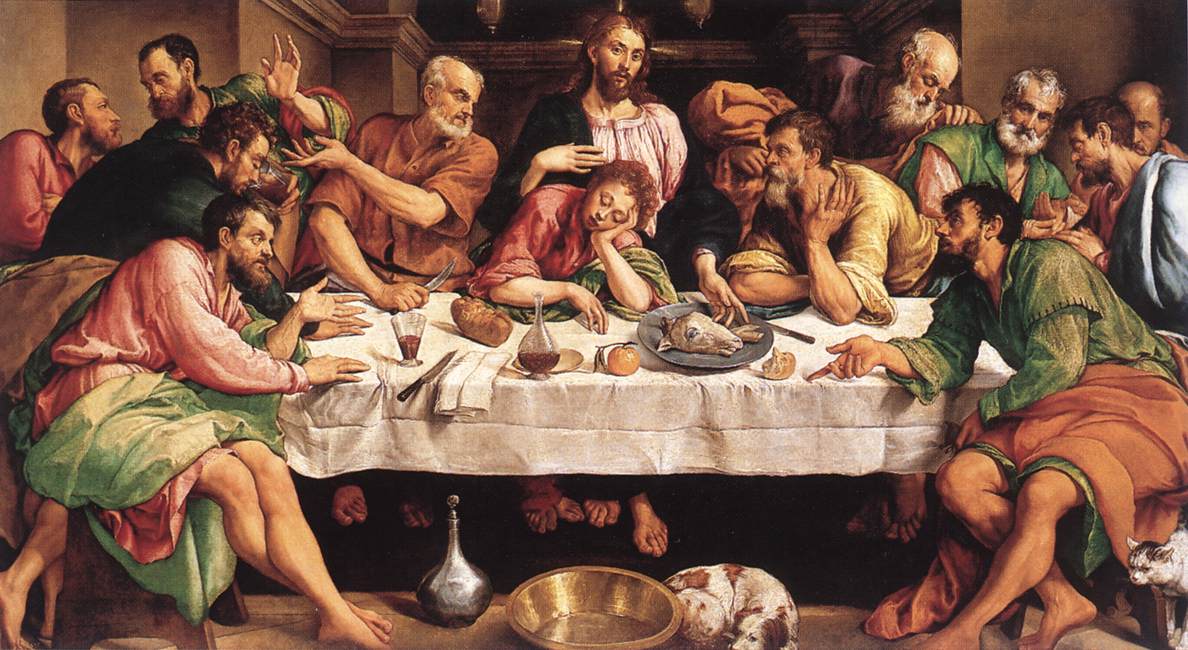 Image result for Jesus at the table