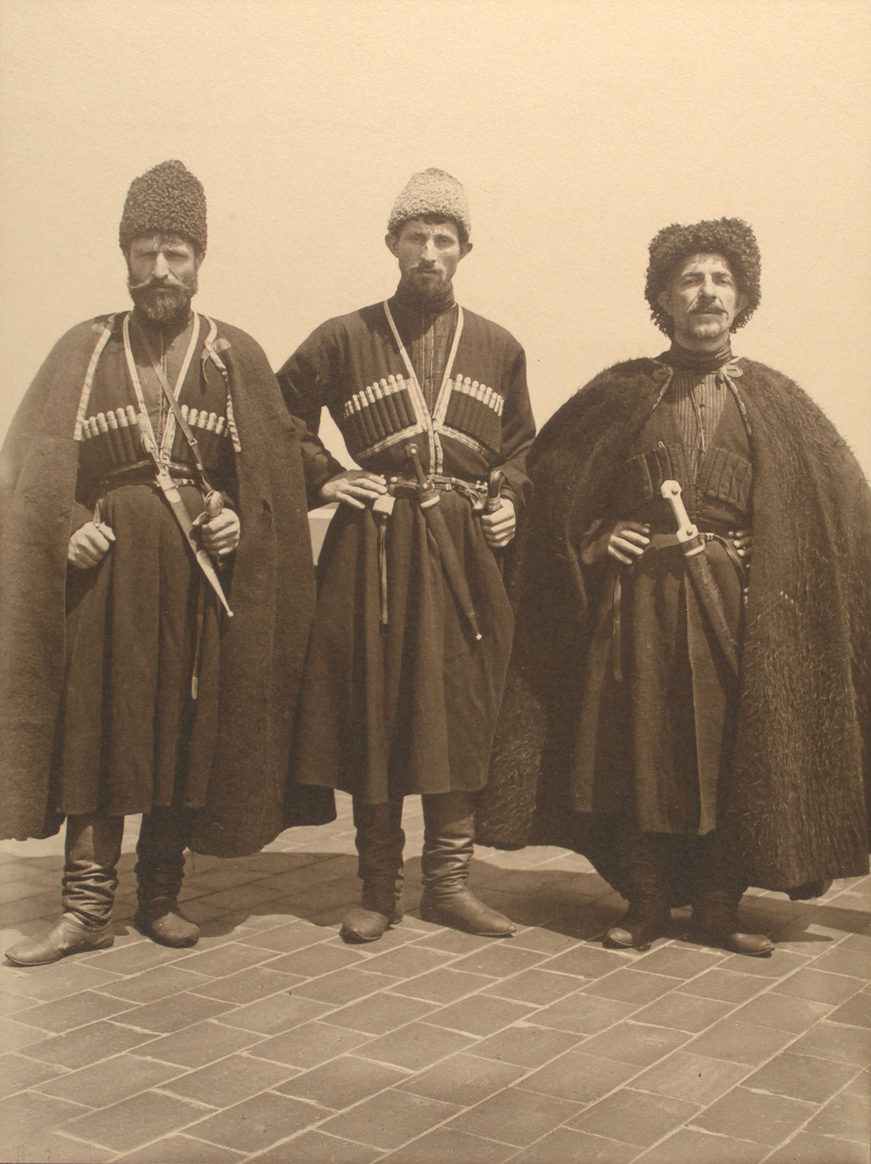 AUGUSTUS F. SHERMAN: Three Russian Cossacks [1905]