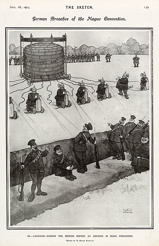 Fig. 7 Cartoon by W. Heath Robinson appearing in The Sketch on August 18,  1915, p. 139. Reproduced by permission of the Illustrated London News  Ltd/Mary Evans Picture Library.