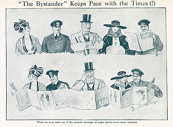 Fig. 10 Cartoon by Douglas Mackenzie appearing in The Bystander on March  21, 1917, p. 548. Reproduced by permission of the Illustrated London News  Ltd/Mary Evans Picture Library.