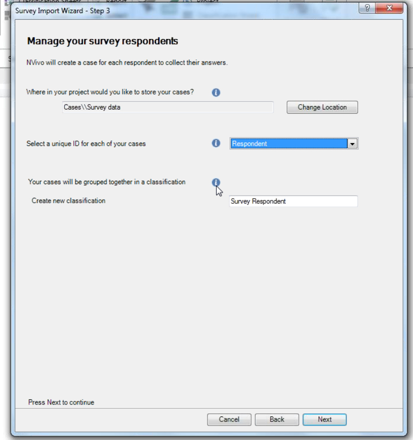 import spreadsheet nvivo 12